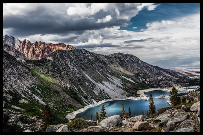 Above Lake Sabrina