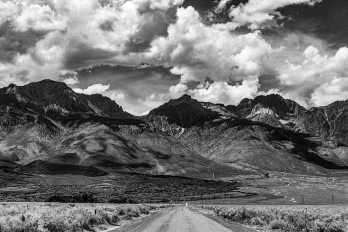 Mountain Road Black and White